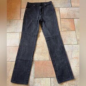 Wrangler Black Bootcut Jeans